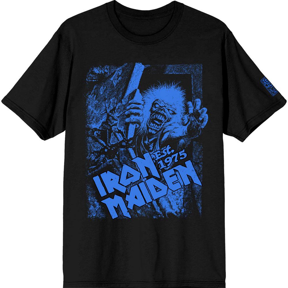 Iron Maiden - Est. 1975 No Prayer Grave Heren T-shirt - Zwart